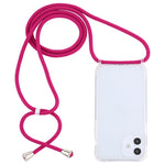 Custodia acrilico trasparente iPhone 12 Mini con cordino
