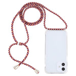 Custodia acrilico trasparente iPhone 12 Mini con cordino