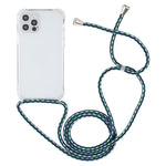 Custodia protettiva trasparente iPhone 12/12 Pro con cordino
