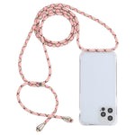 Custodia protettiva trasparente per iPhone 12 Pro Max con cordino