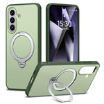 Custodia per telefono antiurto magnetica in TPU + PC con supporto girevole., For Galaxy A57 5G, For Galaxy A36 5G / A37 5G