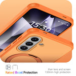 Custodia per telefono antiurto magnetica in TPU + PC con supporto girevole., For Galaxy A57 5G, For Galaxy A36 5G / A37 5G