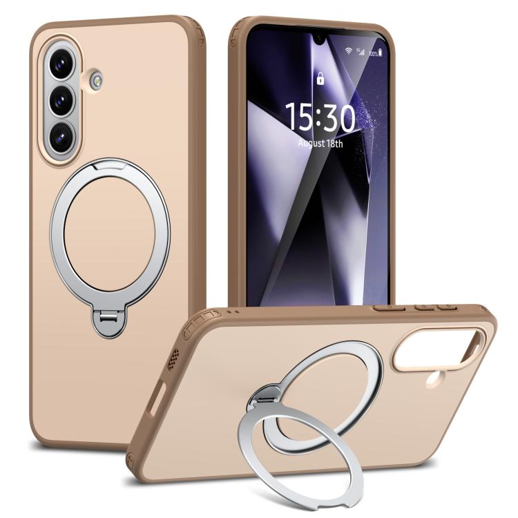 Custodia per telefono antiurto magnetica in TPU + PC con supporto girevole., For Galaxy A57 5G, For Galaxy A36 5G / A37 5G