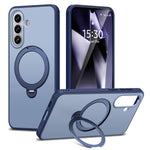 Custodia per telefono antiurto magnetica in TPU + PC con supporto girevole., For Galaxy A57 5G, For Galaxy A36 5G / A37 5G