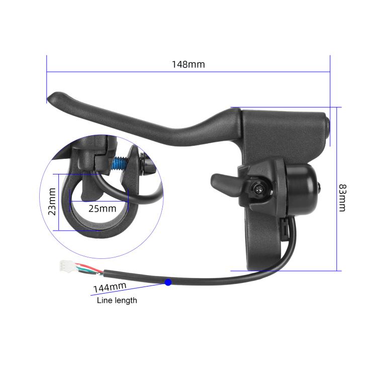 Leva del freno laterale a campanello del monopattino elettrico, For Xiaomi Mijia M365 Pro / Pro 2 / 1S