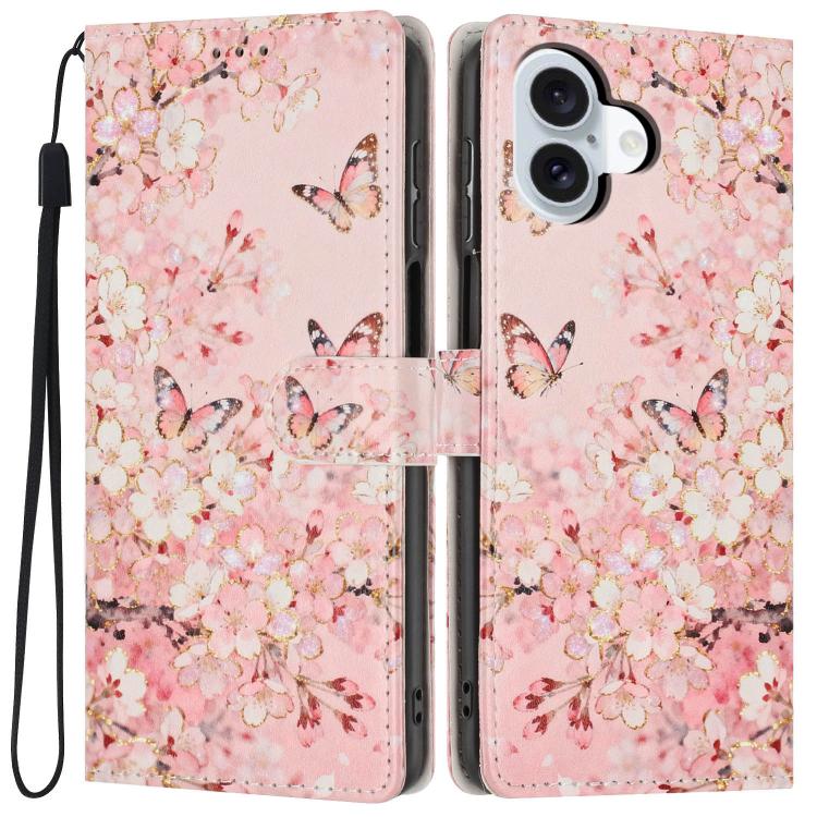Custodia per telefono in ecopelle con stampa colorata e cordino, For iPhone 17, For iPhone Air