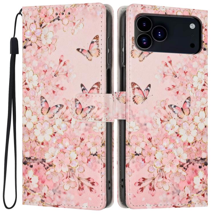 Custodia per telefono in ecopelle con stampa colorata e cordino, For iPhone 17 Pro Max, For iPhone 17 Pro