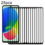 25 pezzi Pellicola in vetro temperato ad alta densità con stampa serigrafica su schermo intero, For Galaxy A08 4G, For Galaxy A08 5G, For Galaxy A18 4G, For Galaxy A18 5G, For Galaxy M47 5G, For Galaxy Buddy5 5G, For Galaxy F07e 4G