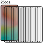 25 pezzi Pellicola in vetro temperato ad alta densità con stampa serigrafica su schermo intero, For Galaxy A08 4G, For Galaxy A08 5G, For Galaxy A18 4G, For Galaxy A18 5G, For Galaxy M47 5G, For Galaxy Buddy5 5G, For Galaxy F07e 4G