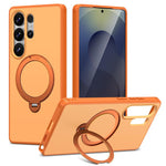 Custodia per telefono antiurto magnetica in TPU + PC con supporto girevole., For Galaxy S24+ 5G / S25+ 5G, For Galaxy S25 Ultra 5G, For Galaxy S24 Ultra 5G, For Galaxy S22 Ultra 5G/S23 Ultra 5G