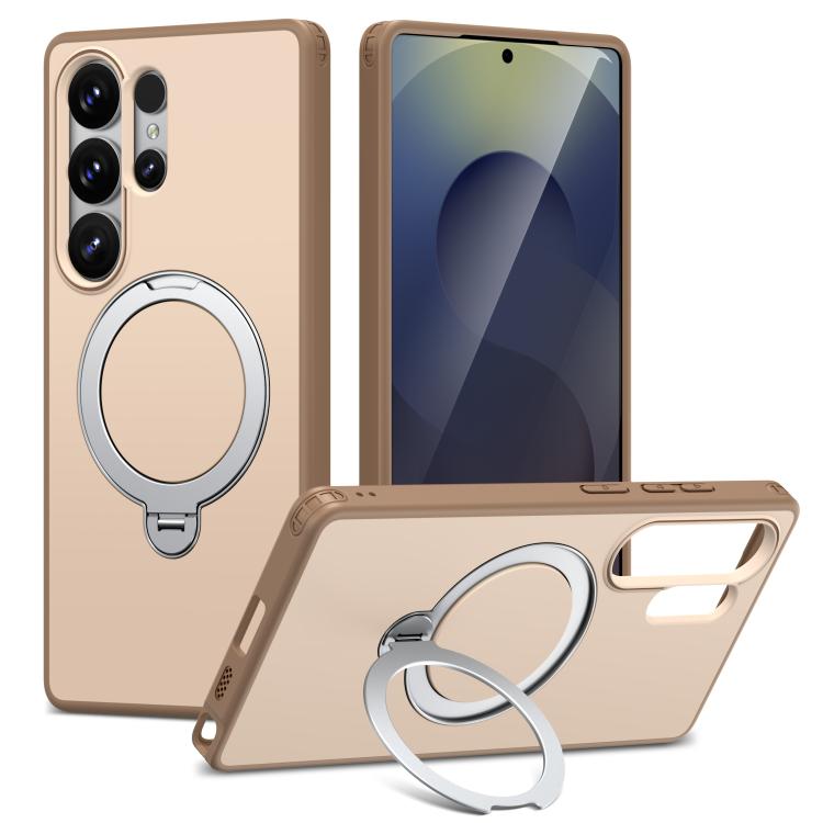 Custodia per telefono antiurto magnetica in TPU + PC con supporto girevole., For Galaxy S24+ 5G / S25+ 5G, For Galaxy S25 Ultra 5G, For Galaxy S24 Ultra 5G, For Galaxy S22 Ultra 5G/S23 Ultra 5G