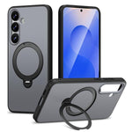 Custodia per telefono antiurto magnetica in TPU + PC con supporto girevole., For Galaxy S26+ 5G, For Galaxy S26 Ultra 5G, For Galaxy S26 5G, For Galaxy S24 5G / S25 5G