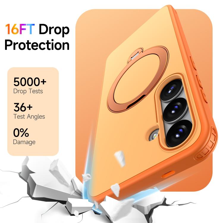 Custodia per telefono antiurto magnetica in TPU + PC con supporto girevole., For Galaxy S24+ 5G / S25+ 5G, For Galaxy S25 Ultra 5G, For Galaxy S24 Ultra 5G, For Galaxy S22 Ultra 5G/S23 Ultra 5G