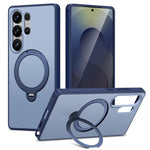 Custodia per telefono antiurto magnetica in TPU + PC con supporto girevole., For Galaxy S24+ 5G / S25+ 5G, For Galaxy S25 Ultra 5G, For Galaxy S24 Ultra 5G, For Galaxy S22 Ultra 5G/S23 Ultra 5G