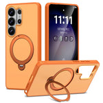 Custodia per telefono antiurto magnetica in TPU + PC con supporto girevole., For Galaxy S26+ 5G, For Galaxy S26 Ultra 5G, For Galaxy S26 5G, For Galaxy S24 5G / S25 5G