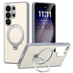 Custodia per telefono antiurto magnetica in TPU + PC con supporto girevole., For Galaxy S26+ 5G, For Galaxy S26 Ultra 5G, For Galaxy S26 5G, For Galaxy S24 5G / S25 5G