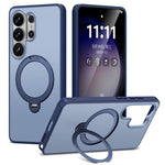 Custodia per telefono antiurto magnetica in TPU + PC con supporto girevole., For Galaxy S26+ 5G, For Galaxy S26 Ultra 5G, For Galaxy S26 5G, For Galaxy S24 5G / S25 5G