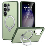 Custodia per telefono antiurto magnetica in TPU + PC con supporto girevole., For Galaxy S26+ 5G, For Galaxy S26 Ultra 5G, For Galaxy S26 5G, For Galaxy S24 5G / S25 5G