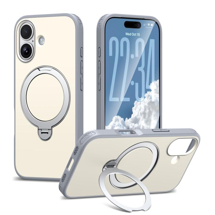 Custodia per telefono antiurto magnetica in TPU + PC con supporto girevole., For iPhone 17 Pro Max, For iPhone 17 Pro, For iPhone 17, For iPhone 16 Pro Max