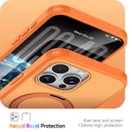 Custodia per telefono antiurto magnetica in TPU + PC con supporto girevole., For iPhone 14 Pro Max, For iPhone 13 Pro Max, For iPhone 13 Pro, For iPhone 12 Pro Max