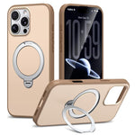 Custodia per telefono antiurto magnetica in TPU + PC con supporto girevole., For iPhone 17 Pro Max, For iPhone 17 Pro, For iPhone 17, For iPhone 16 Pro Max