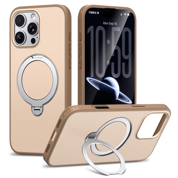 Custodia per telefono antiurto magnetica in TPU + PC con supporto girevole., For iPhone 17 Pro Max, For iPhone 17 Pro, For iPhone 17, For iPhone 16 Pro Max