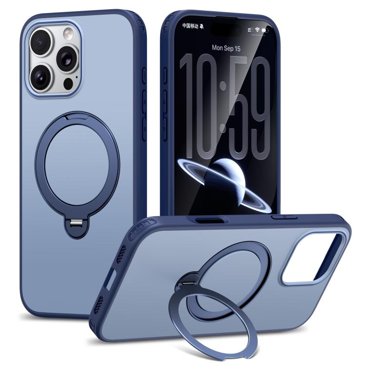 Custodia per telefono antiurto magnetica in TPU + PC con supporto girevole., For iPhone 17 Pro Max, For iPhone 17 Pro, For iPhone 17, For iPhone 16 Pro Max