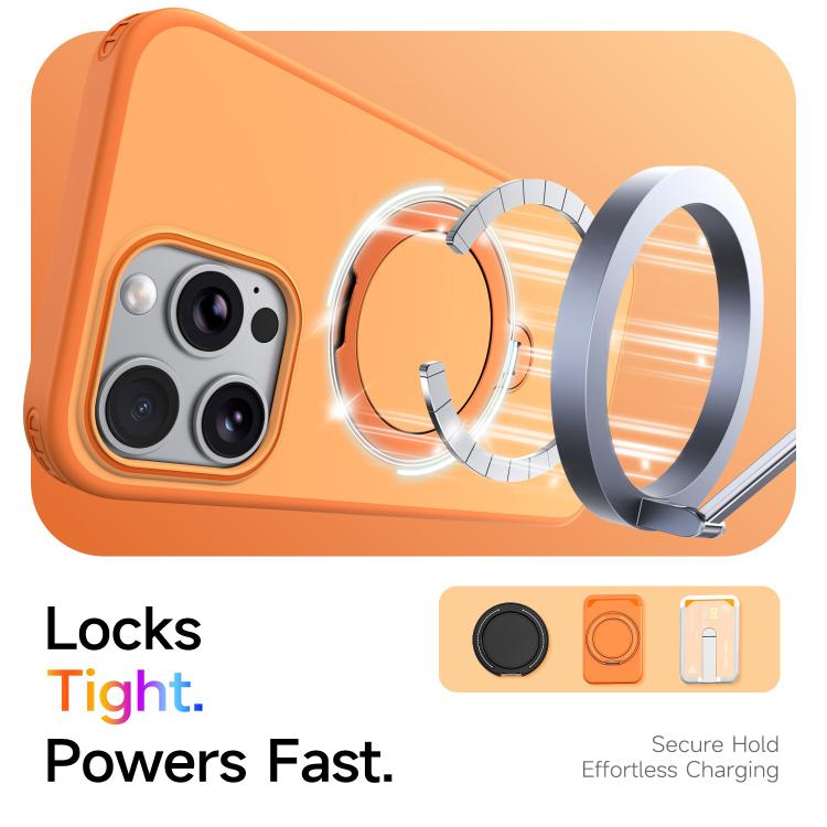 Custodia per telefono antiurto magnetica in TPU + PC con supporto girevole., For iPhone 16 Pro, For iPhone 15 Pro Max, For iPhone 15 Pro, For iPhone 14 Pro