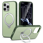 Custodia per telefono antiurto magnetica in TPU + PC con supporto girevole., For iPhone 16 Pro, For iPhone 15 Pro Max, For iPhone 15 Pro, For iPhone 14 Pro