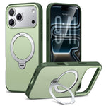Custodia per telefono antiurto magnetica in TPU + PC con supporto girevole., For iPhone 17 Pro Max, For iPhone 17 Pro, For iPhone 17, For iPhone 16 Pro Max