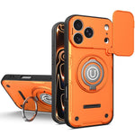 Custodia magnetica per telefono con supporto scorrevole per fotocamera., For iPhone 17 Pro Max, For iPhone 17 Pro, For iPhone 17, For iPhone 16 Pro Max