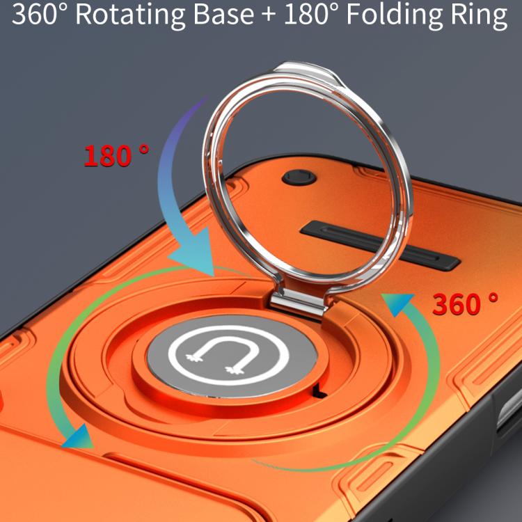 Custodia magnetica per telefono con supporto scorrevole per fotocamera., For iPhone 17 Pro Max, For iPhone 17 Pro, For iPhone 17, For iPhone 16 Pro Max