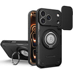 Custodia magnetica per telefono con supporto scorrevole per fotocamera., For iPhone 17 Pro Max, For iPhone 17 Pro, For iPhone 17, For iPhone 16 Pro Max