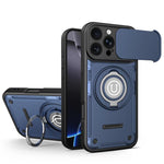 Custodia magnetica per telefono con supporto scorrevole per fotocamera., For iPhone 17 Pro Max, For iPhone 17 Pro, For iPhone 17, For iPhone 16 Pro Max