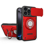 Custodia magnetica per telefono con supporto scorrevole per fotocamera., For iPhone 17 Pro Max, For iPhone 17 Pro, For iPhone 17, For iPhone 16 Pro Max