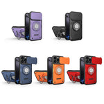 Custodia magnetica per telefono con supporto scorrevole per fotocamera., For iPhone 16 Pro, For iPhone 15 Pro Max, For iPhone 15 Pro, For iPhone 15