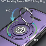 Custodia magnetica per telefono con supporto scorrevole per fotocamera., For iPhone 16 Pro, For iPhone 15 Pro Max, For iPhone 15 Pro, For iPhone 15