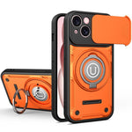Custodia magnetica per telefono con supporto scorrevole per fotocamera., For iPhone 16 Pro, For iPhone 15 Pro Max, For iPhone 15 Pro, For iPhone 15