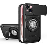 Custodia magnetica per telefono con supporto scorrevole per fotocamera., For iPhone 16 Pro, For iPhone 15 Pro Max, For iPhone 15 Pro, For iPhone 15