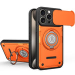 Custodia magnetica per telefono con supporto scorrevole per fotocamera., For iPhone 16 Pro, For iPhone 15 Pro Max, For iPhone 15 Pro, For iPhone 15