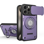 Custodia magnetica per telefono con supporto scorrevole per fotocamera., For iPhone 16 Pro, For iPhone 15 Pro Max, For iPhone 15 Pro, For iPhone 15