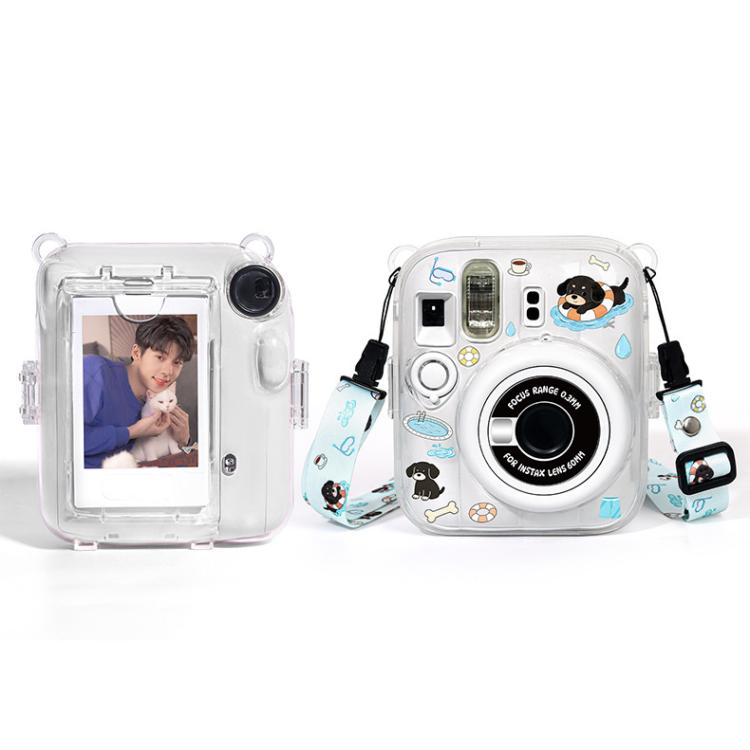 Kit di adesivi fai-da-te con conchiglia di cristallo e tracolla per borsa portafoto., For FUJIFILM instax mini 13