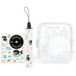 Kit di adesivi fai-da-te con conchiglia di cristallo e tracolla per borsa portafoto., For FUJIFILM instax mini 13