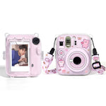 Kit di adesivi fai-da-te con conchiglia di cristallo e tracolla per borsa portafoto., For FUJIFILM instax mini 13