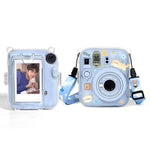 Kit di adesivi fai-da-te con conchiglia di cristallo e tracolla per borsa portafoto., For FUJIFILM instax mini 13