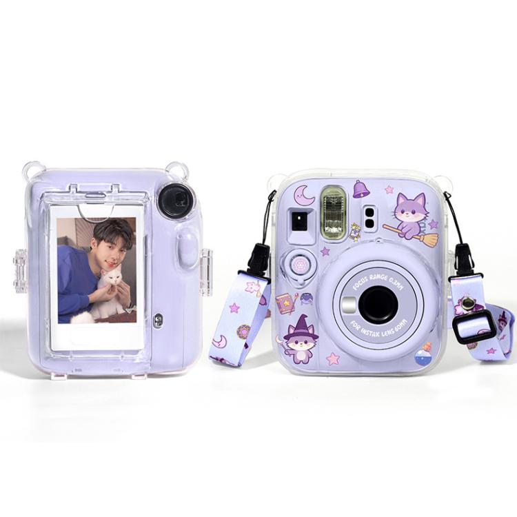 Kit di adesivi fai-da-te con conchiglia di cristallo e tracolla per borsa portafoto., For FUJIFILM instax mini 13