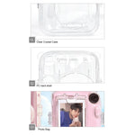 Kit di adesivi fai-da-te con conchiglia di cristallo e tracolla per borsa portafoto., For FUJIFILM instax mini 13