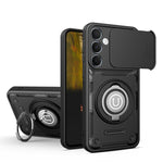 Custodia magnetica per telefono con supporto scorrevole per fotocamera., For Galaxy A27 5G, For Galaxy A26 5G / A17 5G, For Galaxy A55 5G