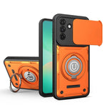 Custodia magnetica per telefono con supporto scorrevole per fotocamera., For Galaxy A27 5G, For Galaxy A26 5G / A17 5G, For Galaxy A55 5G