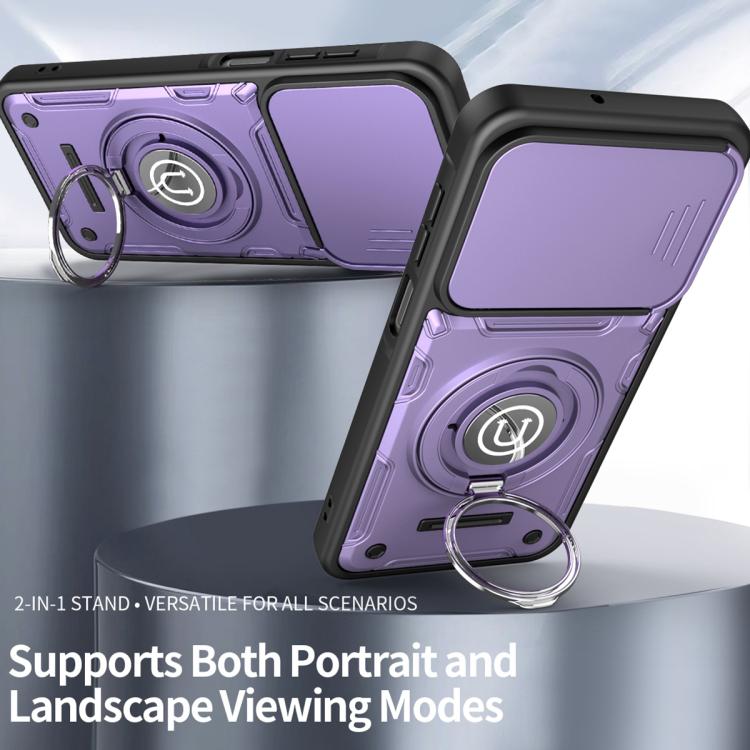 Custodia magnetica per telefono con supporto scorrevole per fotocamera., For Galaxy A27 5G, For Galaxy A26 5G / A17 5G, For Galaxy A55 5G